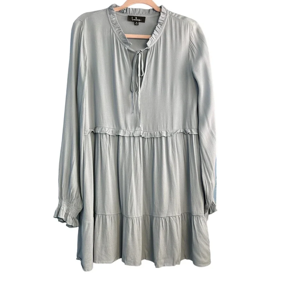 Lulu's Light Blue Mini Dress - Picture 2 of 8